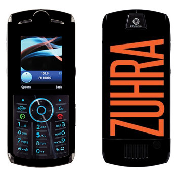   «Zuhra»   Motorola L9 Slvr