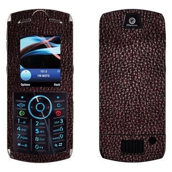   « Vermillion»   Motorola L9 Slvr