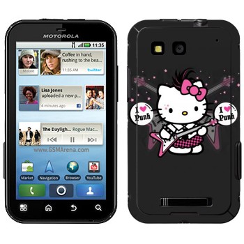   «Kitty - I love punk»   Motorola MB525 Defy