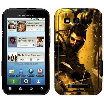   «Adam Jensen - Deus Ex»   Motorola MB525 Defy