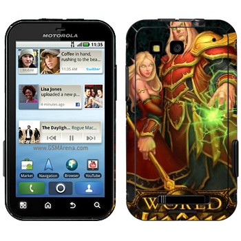   «Blood Elves  - World of Warcraft»   Motorola MB525 Defy