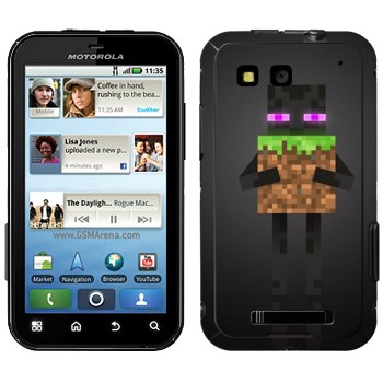   «Enderman - Minecraft»   Motorola MB525 Defy