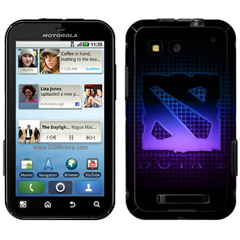  «Dota violet logo»   Motorola MB525 Defy