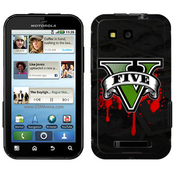   «GTA 5 - logo blood»   Motorola MB525 Defy