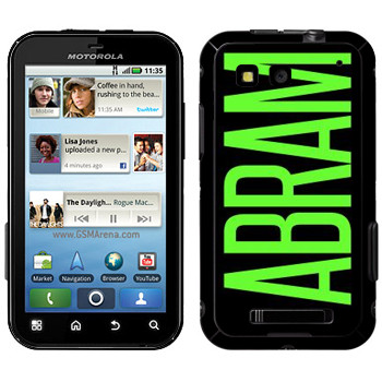   «Abram»   Motorola MB525 Defy