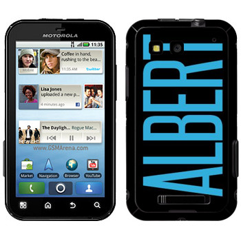   «Albert»   Motorola MB525 Defy