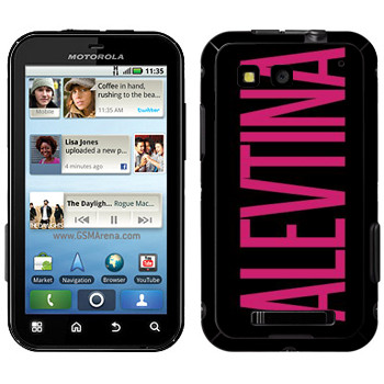   «Alevtina»   Motorola MB525 Defy