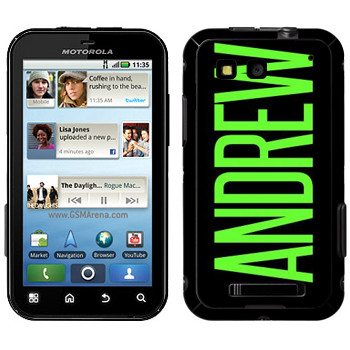   «Andrew»   Motorola MB525 Defy