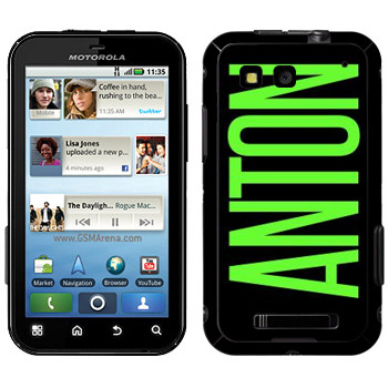   «Anton»   Motorola MB525 Defy