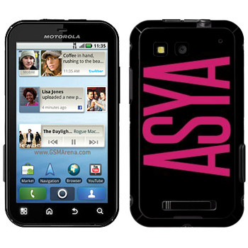   «Asya»   Motorola MB525 Defy