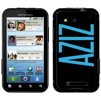   «Aziz»   Motorola MB525 Defy