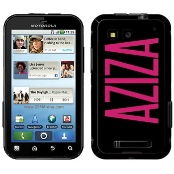   «Aziza»   Motorola MB525 Defy