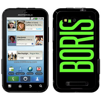  «Boris»   Motorola MB525 Defy