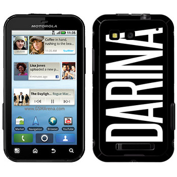   «Darina»   Motorola MB525 Defy