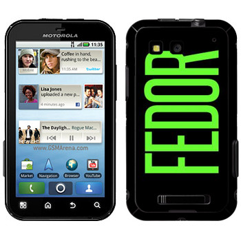   «Fedor»   Motorola MB525 Defy