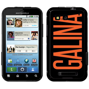   «Galina»   Motorola MB525 Defy