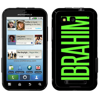   «Ibrahim»   Motorola MB525 Defy