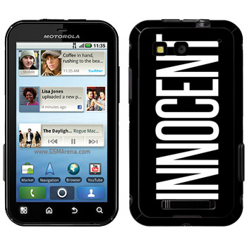   «Innocent»   Motorola MB525 Defy