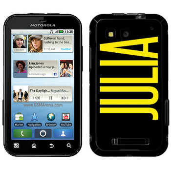   «Julia»   Motorola MB525 Defy
