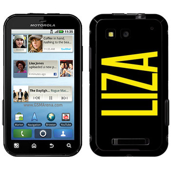   «Liza»   Motorola MB525 Defy