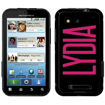   «Lydia»   Motorola MB525 Defy