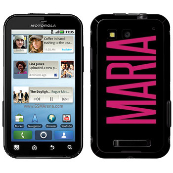   «Maria»   Motorola MB525 Defy