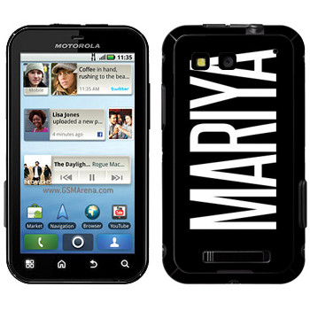   «Mariya»   Motorola MB525 Defy