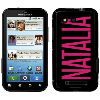   «Natalia»   Motorola MB525 Defy