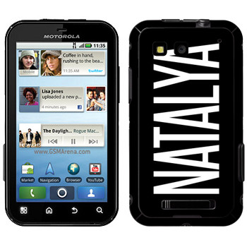   «Natalya»   Motorola MB525 Defy