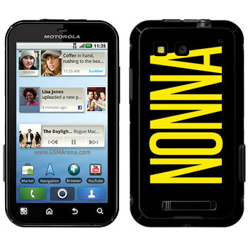   «Nonna»   Motorola MB525 Defy