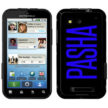   «Pasha»   Motorola MB525 Defy