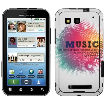   « Music   »   Motorola MB525 Defy