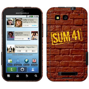   «- Sum 41»   Motorola MB525 Defy