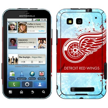   «Detroit red wings»   Motorola MB525 Defy