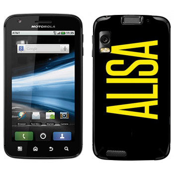   «Alisa»   Motorola MB860 Atrix 4G