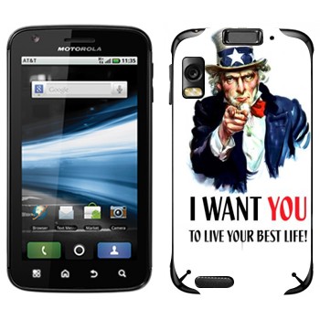   « : I want you!»   Motorola MB860 Atrix 4G