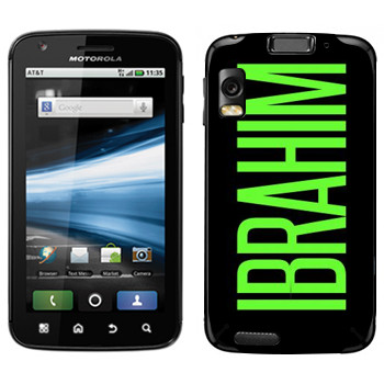   «Ibrahim»   Motorola MB860 Atrix 4G