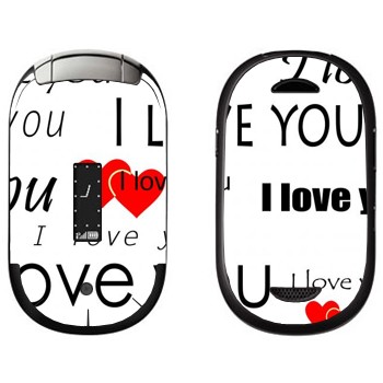   «I Love You -   »   Motorola U6 Pebl