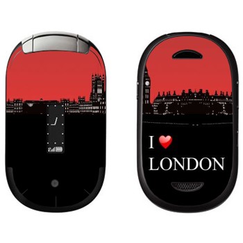   «I love London»   Motorola U6 Pebl