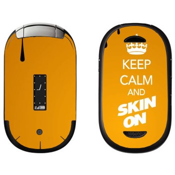   «Keep calm and Skinon»   Motorola U6 Pebl