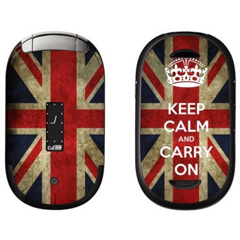   «Keep calm and carry on»   Motorola U6 Pebl