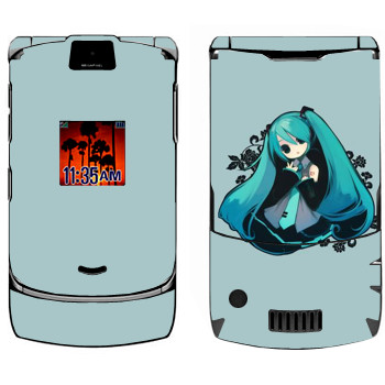   «Hatsune Miku - Vocaloid»   Motorola V3i Razr