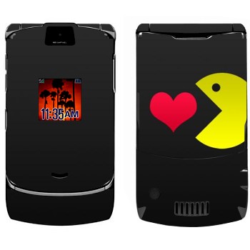   «I love Pacman»   Motorola V3i Razr
