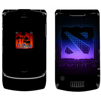   «Dota violet logo»   Motorola V3i Razr