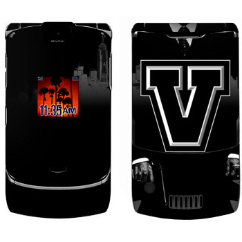   «GTA 5 black logo»   Motorola V3i Razr