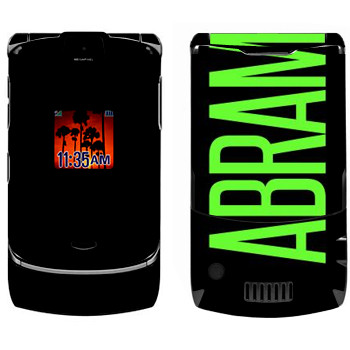   «Abram»   Motorola V3i Razr
