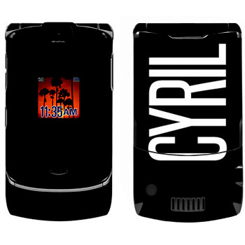   «Cyril»   Motorola V3i Razr