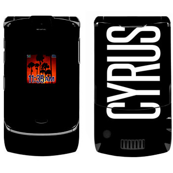   «Cyrus»   Motorola V3i Razr