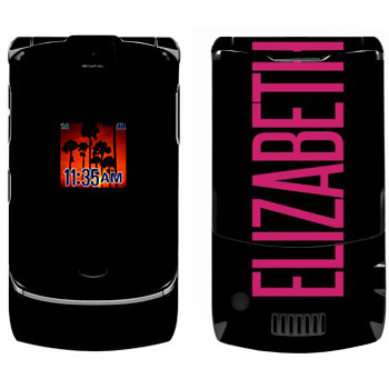   «Elizabeth»   Motorola V3i Razr
