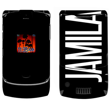   «Jamila»   Motorola V3i Razr
